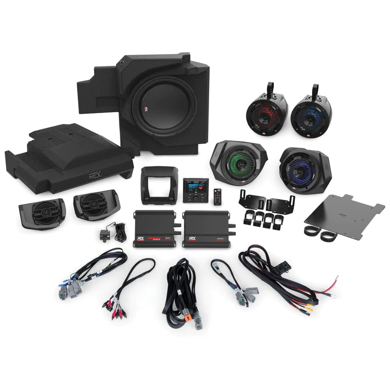 Utv deals stereo system