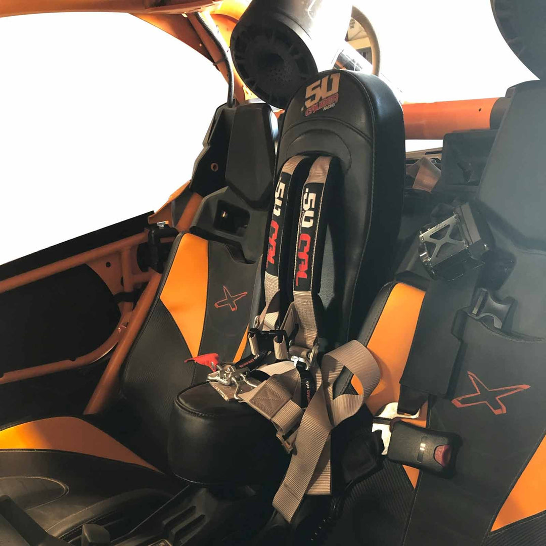 Can am x3 bump seat close up picture installed