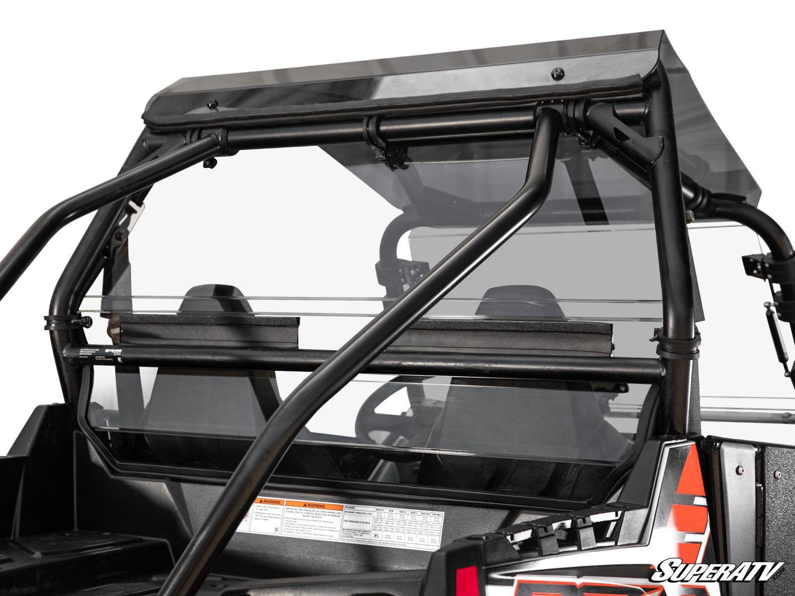 RZR XP1000 Cab Back / Dust Stopper (polycarbonate)