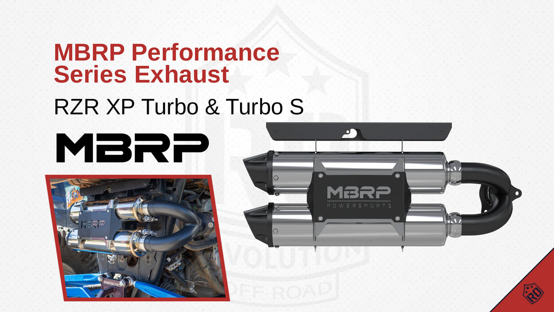 MBRP Performance Series Slip On Exhaust: Unleash the Power of Your 2016+ Polaris RZR XP Turbo & Turbo S
