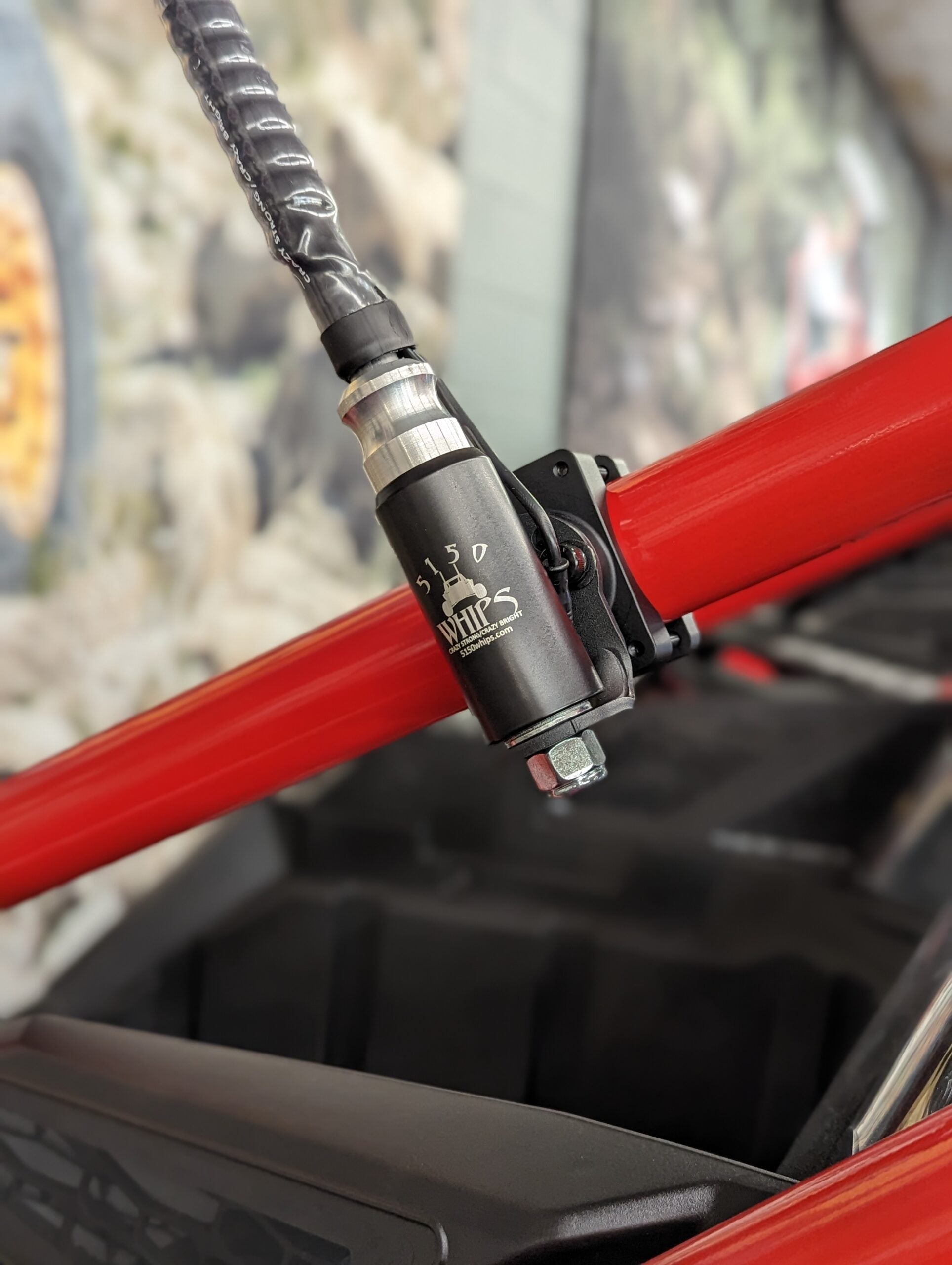 Adjustable Billet Whip Mount | DirtBag Brands