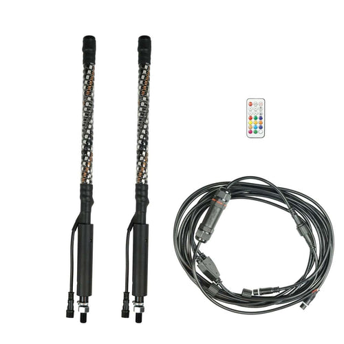 R1 Industries Wildcat Extreme LED Whips (PAIR) - Revolution Off-Road
