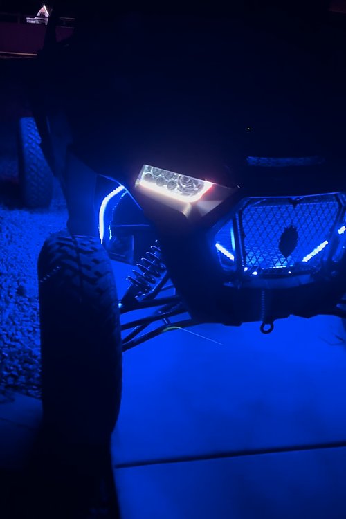 MB Whips Stage 2 LED Under Glow Kit | Polaris RZR