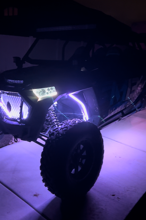 MB Whips Stage 2 LED Under Glow Kit | Polaris RZR