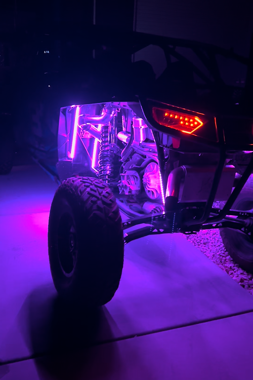 MB Whips Stage 2 LED Under Glow Kit | Polaris RZR