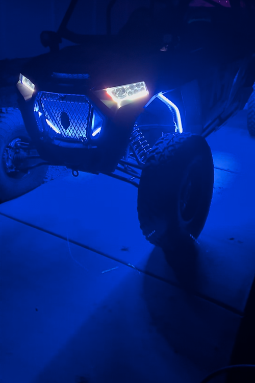 MB Whips Stage 2 LED Under Glow Kit | Polaris RZR