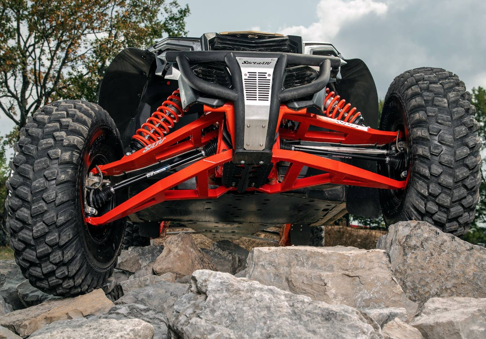 SuperATV Sidewinder 1.5" Forward A Arms | CanAm X3