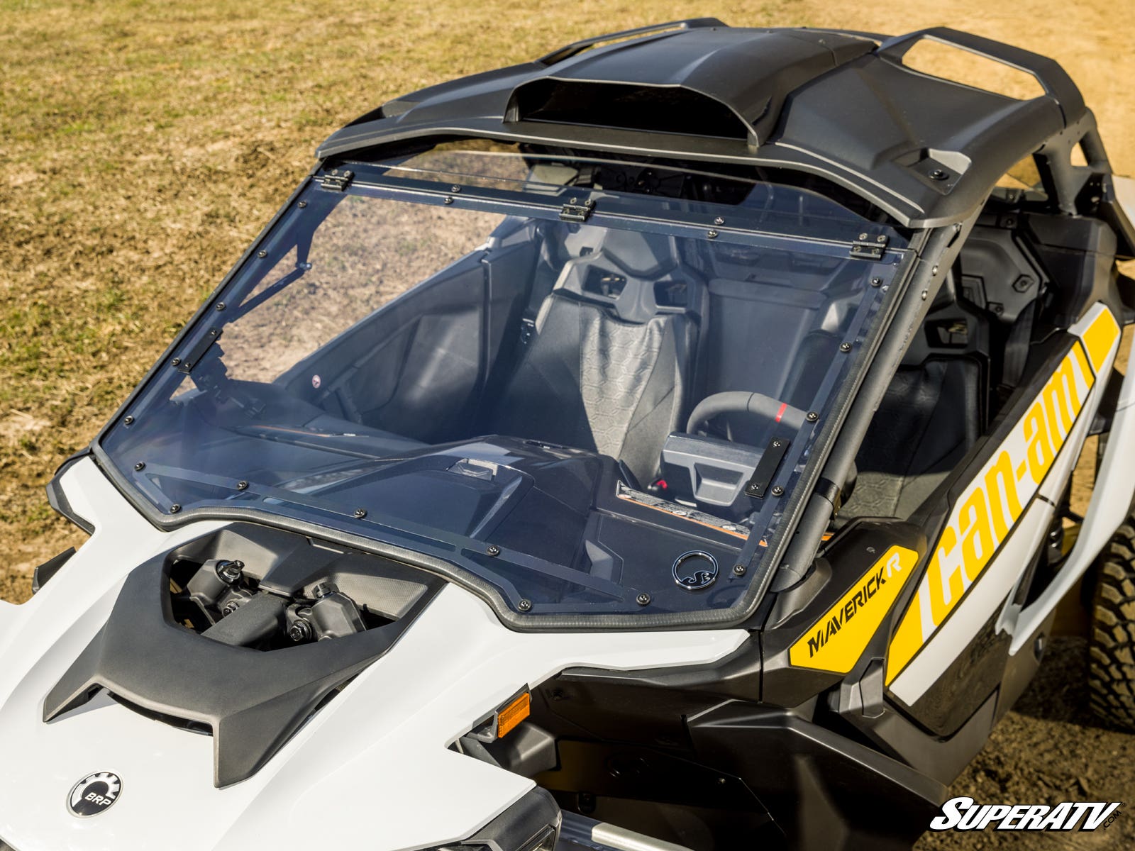 Can-Am Maverick R Scratch-Resistant Flip Windshield | Ultimate Versatility and Durability