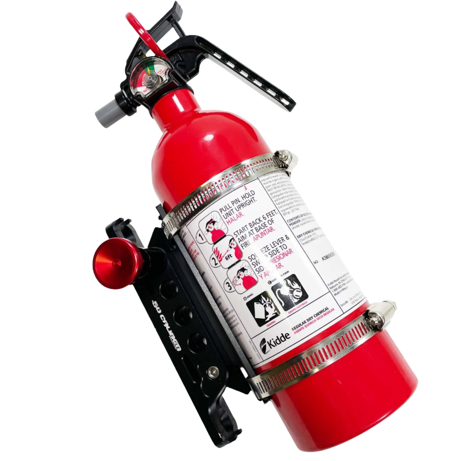 UTV Fire Extinguisher Mount With 3LB Extinguisher