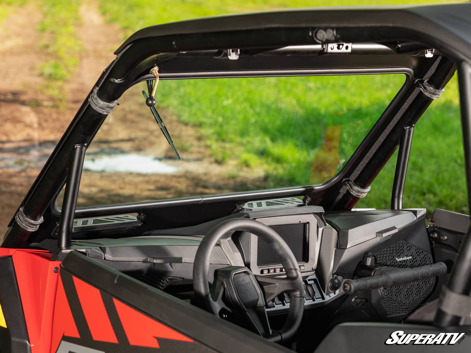 SuperATV Glass Windshield | 2024+ Polaris XP