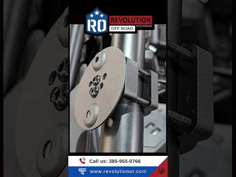 Billet Rotopax Mount: 6061 Aluminum, Universal 1.5"-2" Rollbar Fit | DirtBag Brands