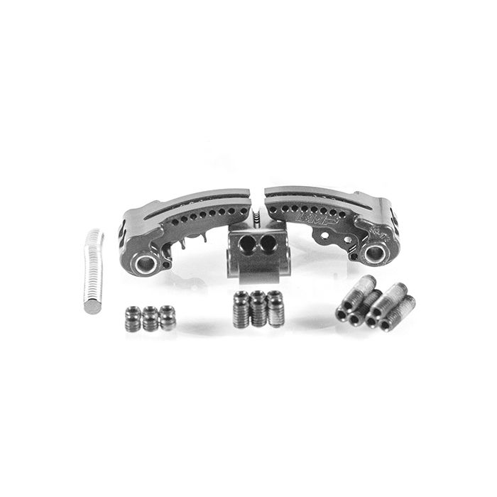 bikeman performance three primary clutch weight fingers with screw in and magnetic weights on white background 