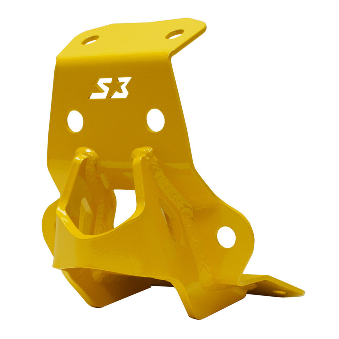 s3 powersports yellow pull plate for canam maverick r 