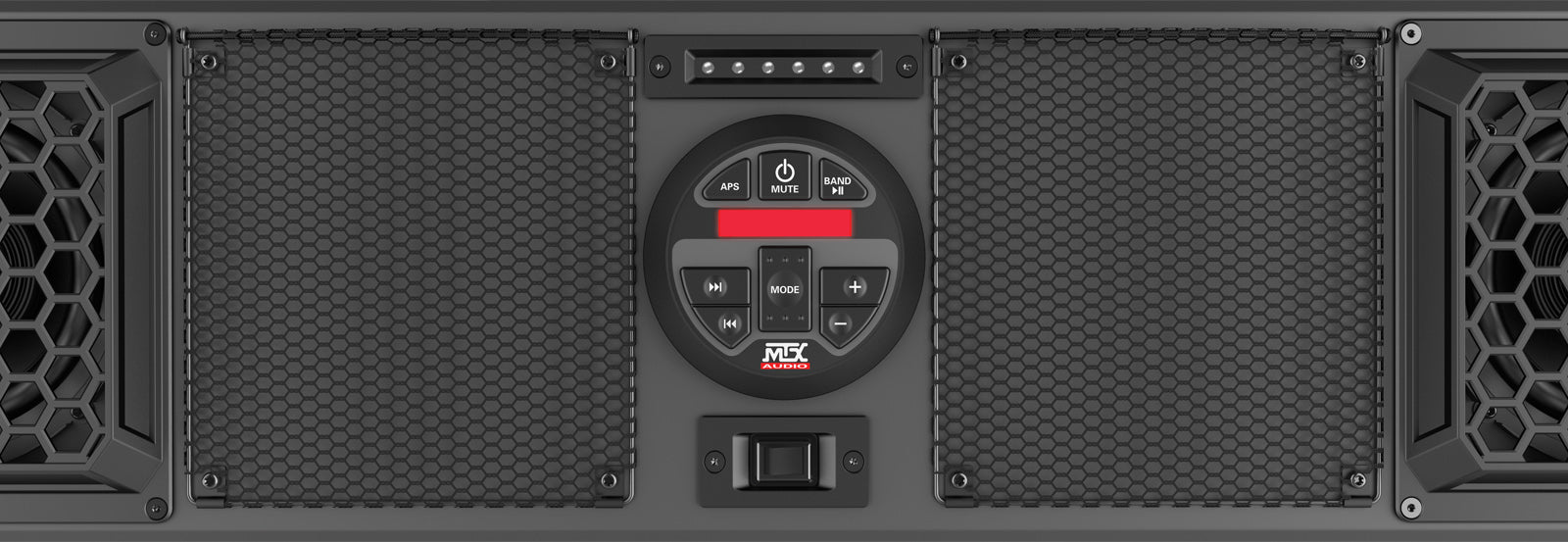 Mtx Bluetooth Overhead Utv Audio System 49.25" To 56.0". - Revolution Off-Road