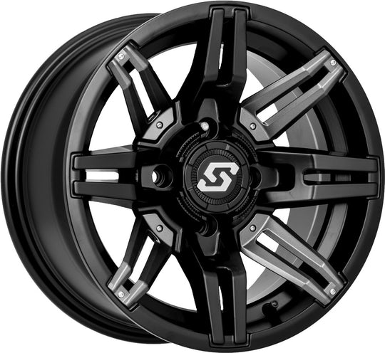 Sedona Rukus UTV Wheel In Black  on white background 