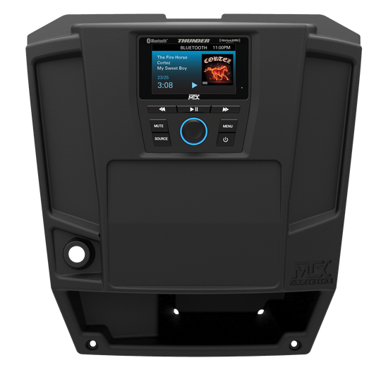 Mtx Two Speaker, Dual Amplifier, Single Subwoofer Audio System | Polaris Ranger - Revolution Off-Road