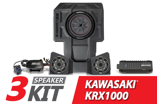 2020-2023 KRX 1000 3-Speaker Kicker Audio-Kit