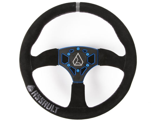Assault Industries 350R Suede Steering Wheel (Universal) - Revolution Off-Road