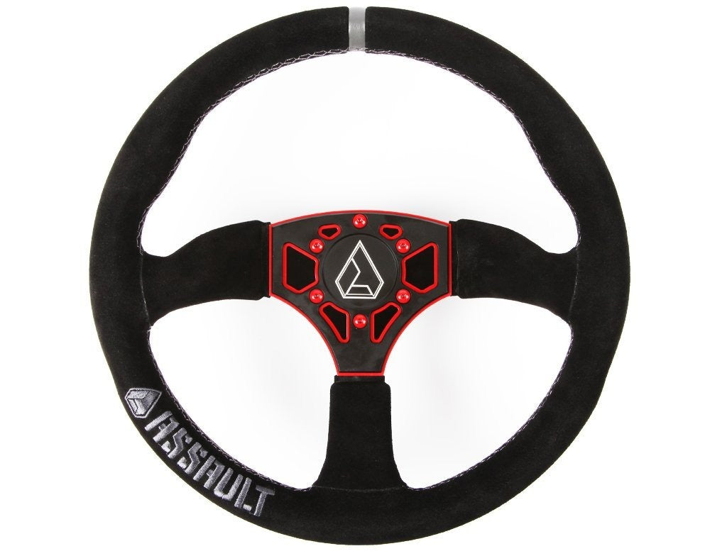 Assault Industries 350R Suede Steering Wheel (Universal) - Revolution Off-Road