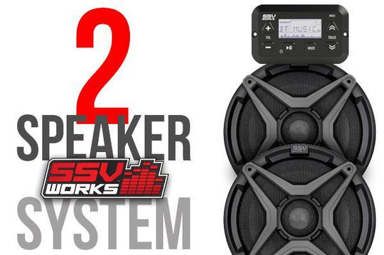 2018-2022 Can Am Maverick Trail and Sport 2-Speaker Audio System