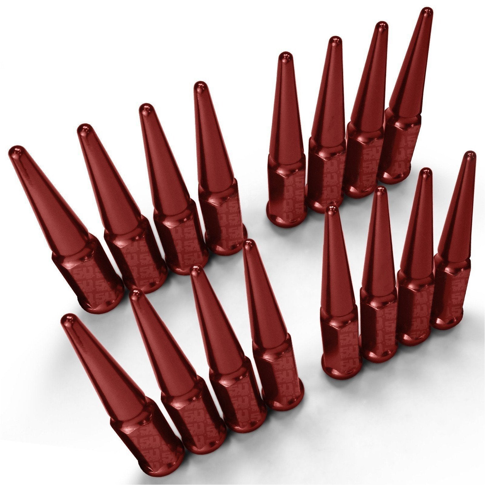 3/8-24 Extended Spike Lug Nuts - 60° Taper Seat