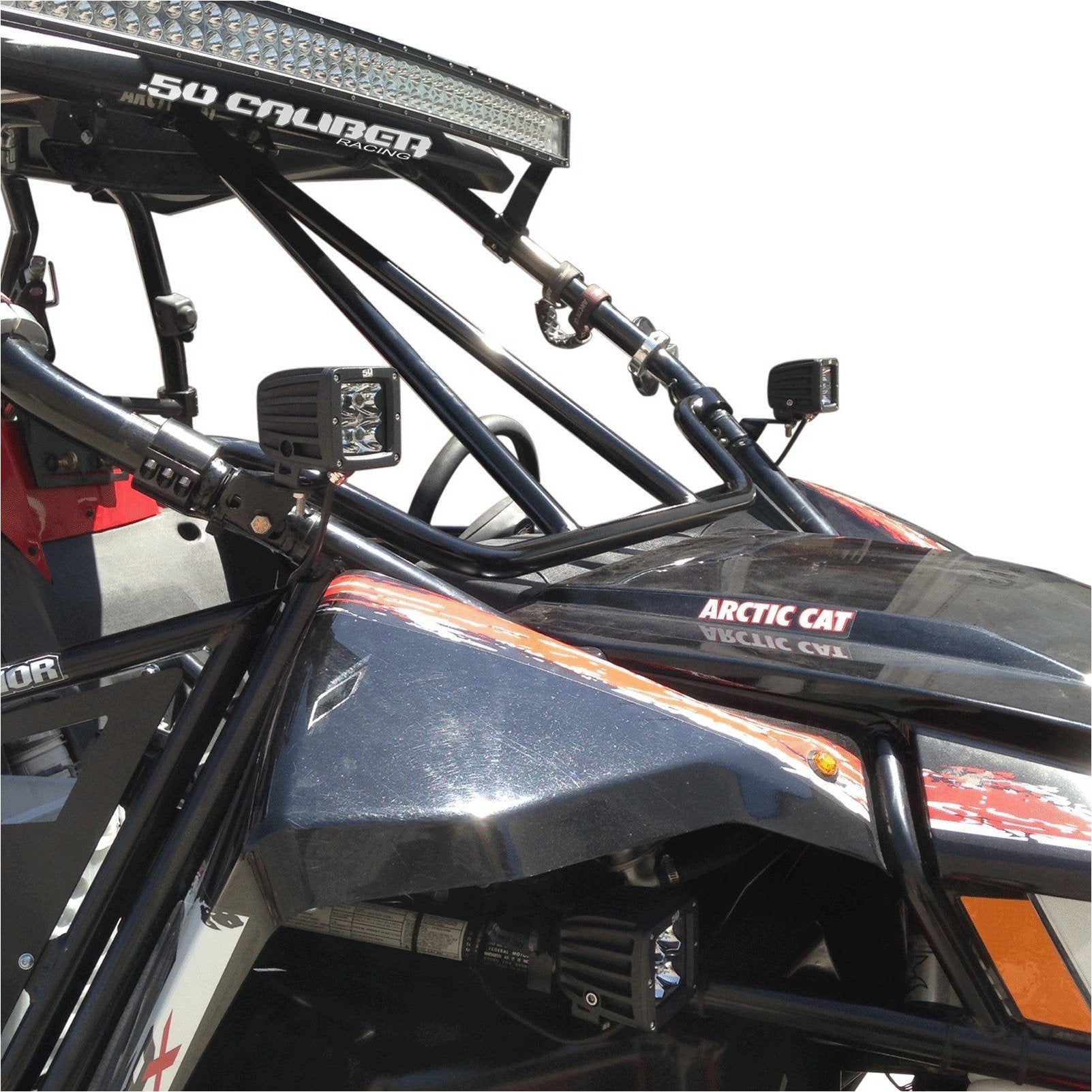 50 Caliber Racing Bolt On Intrusion V-bar for Arctic Cat Wildcat