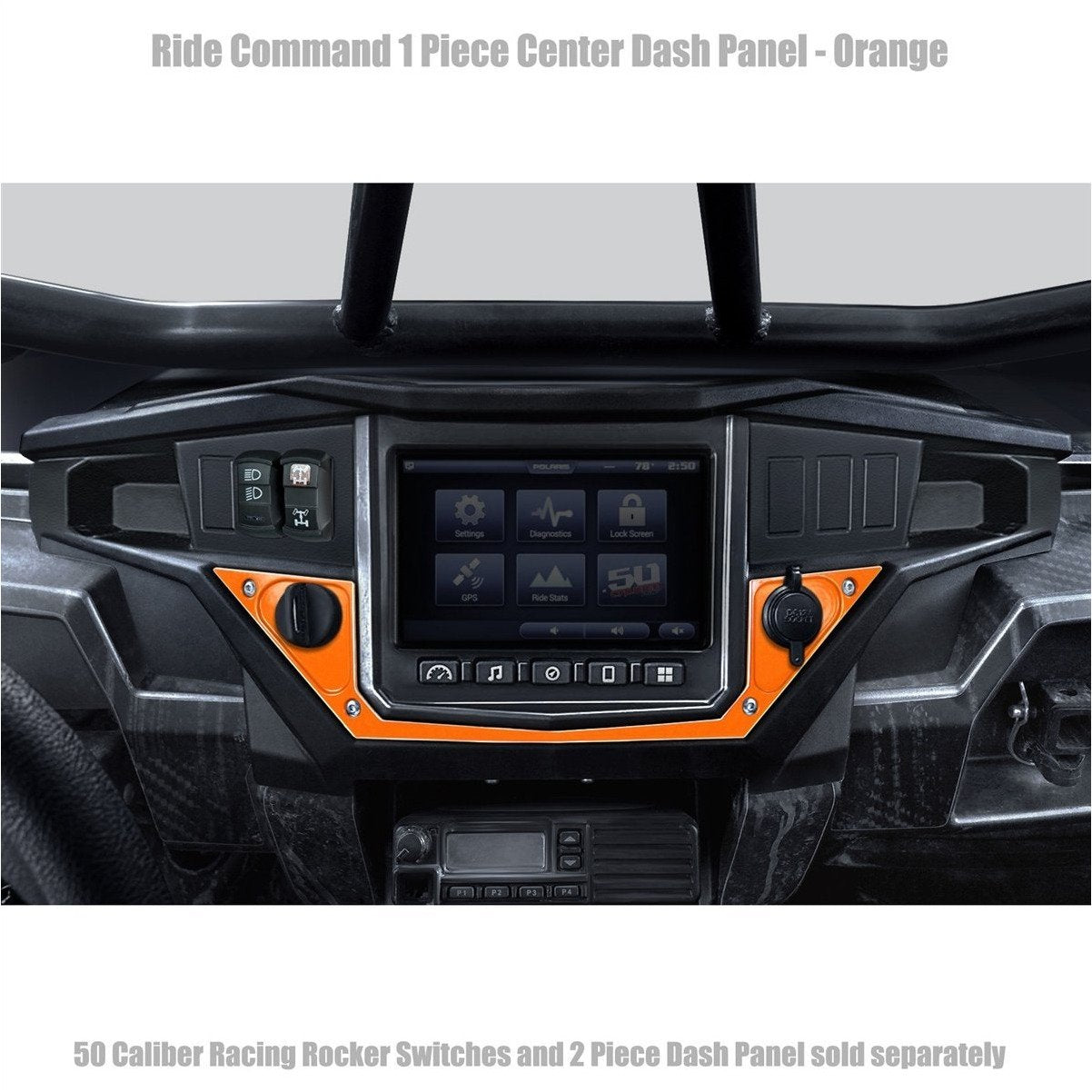 50 Caliber Racing Ride Command XP 1000 1 Piece Dash Panel