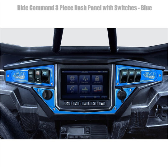 50 Caliber Racing Ride Command XP 1000 6 Switch Dash Panel