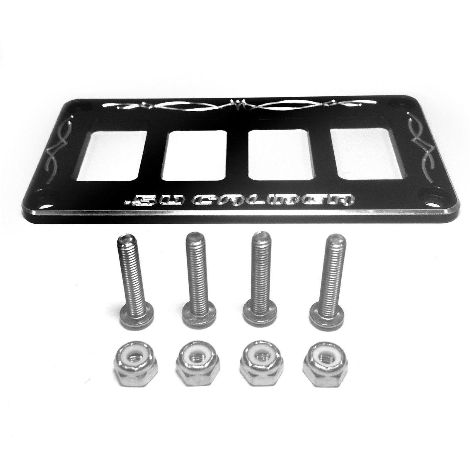 50 Caliber Racing Universal Dash Panel With Switches