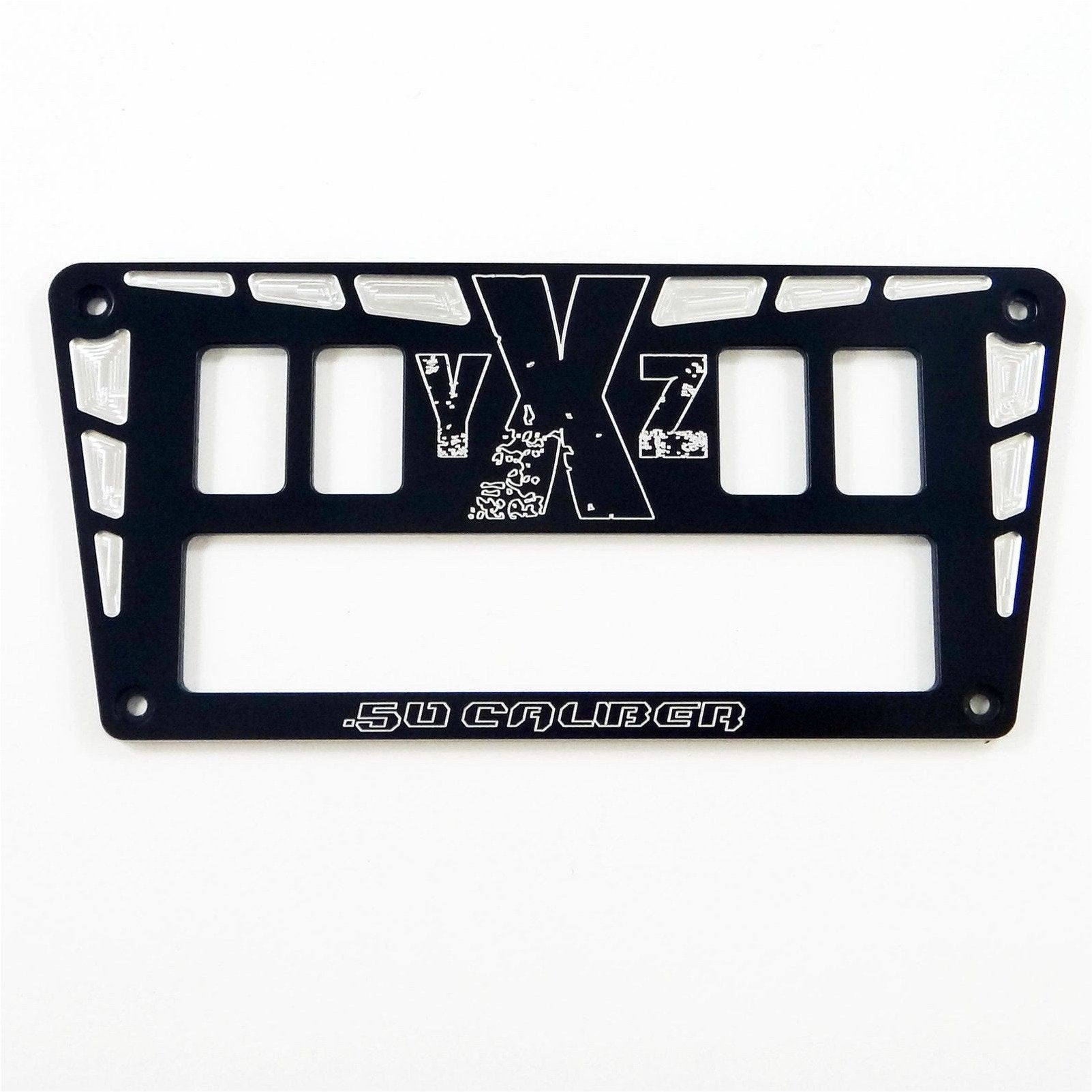 50 Caliber Racing YXZ 1000R Custom CNC 4 Switch Dash Panel