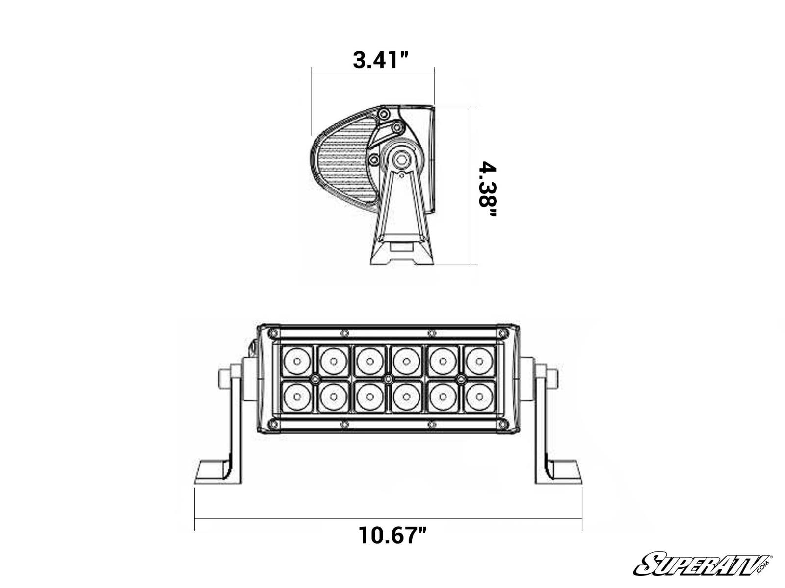 6" LED Combination Spot / Flood Light Bar