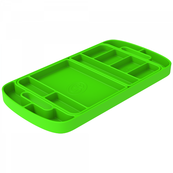 Tool Tray Silicone 3 Piece Set Color Lime Green S&B - Revolution Off-Road