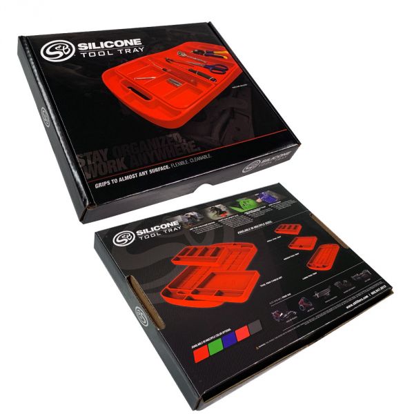 Tool Tray Silicone Medium Color Red S&B - Revolution Off-Road