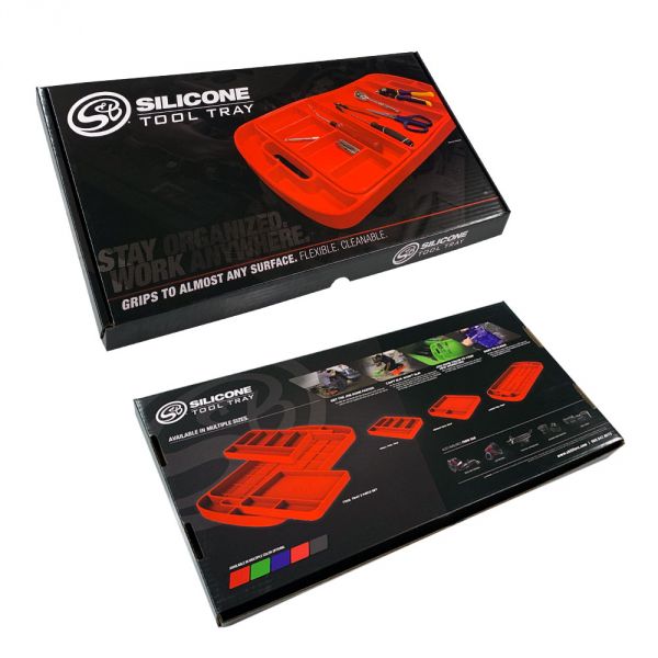 Tool Tray Silicone 3 Piece Set Color Red S&B - Revolution Off-Road