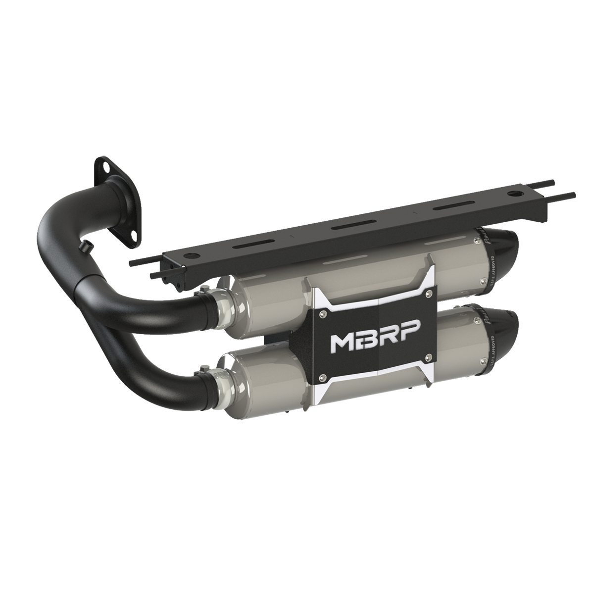 Stacked Dual Slip On Exhaust Pipe For 19-22 Honda Talon 1000 Performance Series MBRP