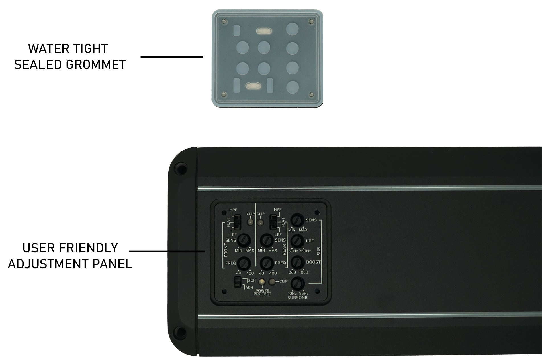 UTV Stereo Signature Series 1000W 5-Channel Amplifier