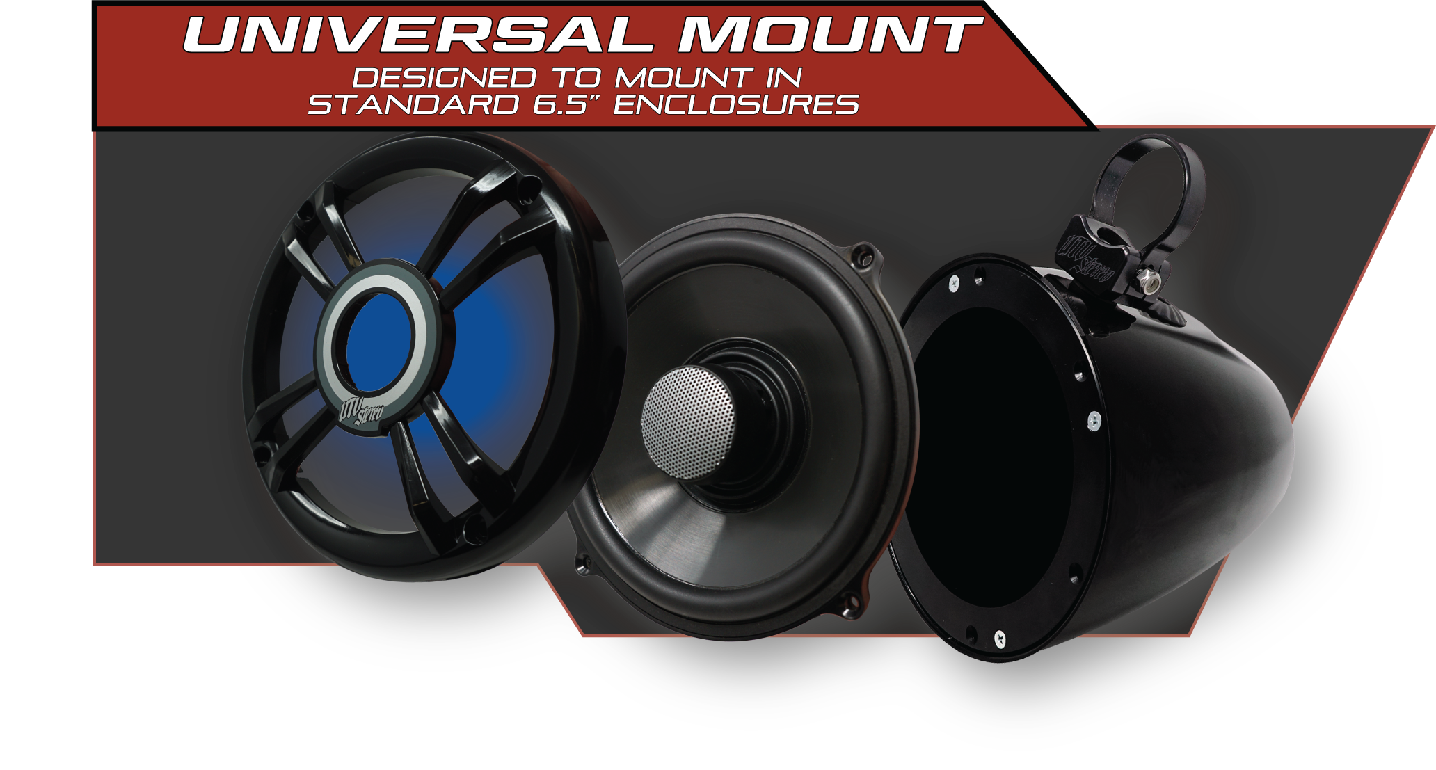 UTV Stereo Pro Series 6.5" Speakers (Pair)