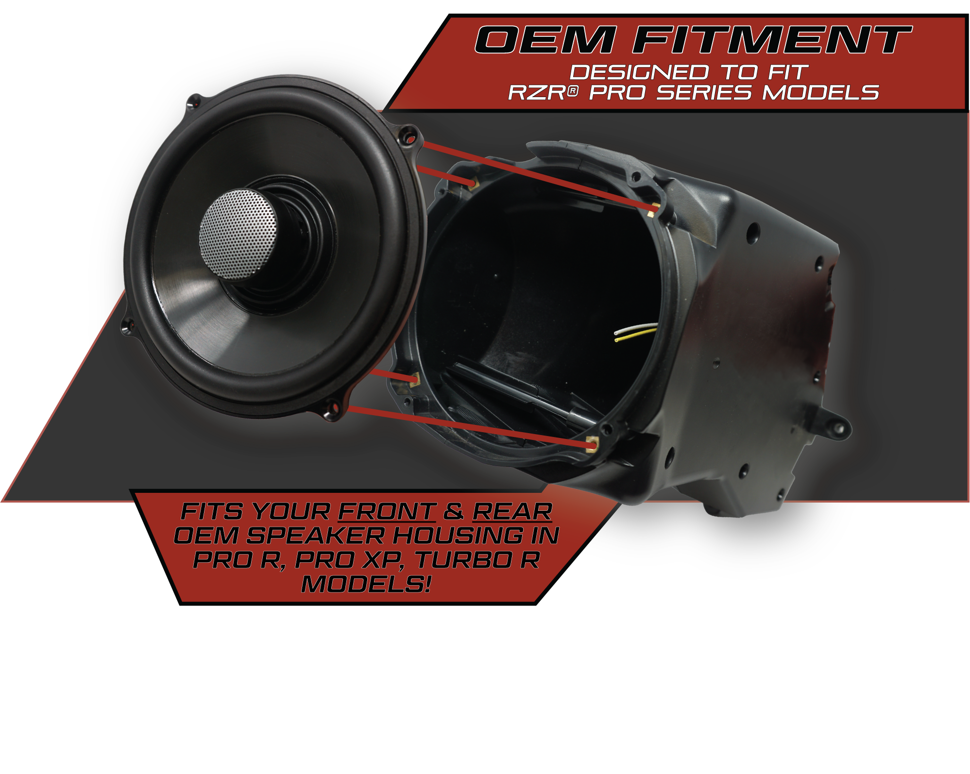 UTV Stereo Pro Series 6.5" Speakers (Pair)