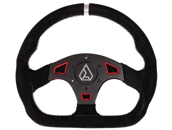 Assault Industries Suede Ballistic "D" Steering Wheel (Universal)