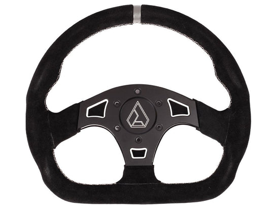 Assault Industries Suede Ballistic "D" Steering Wheel (Universal) - Revolution Off-Road