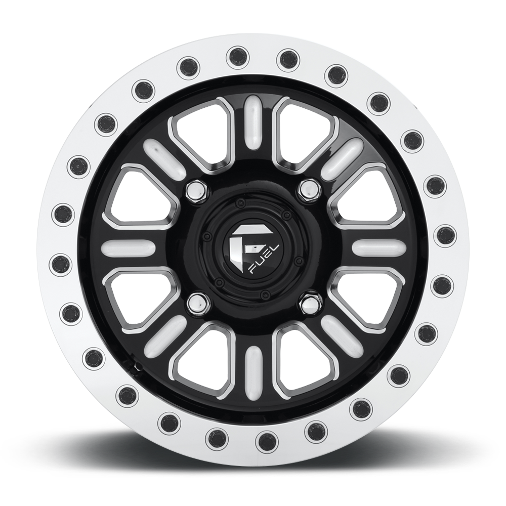 Fuel Hardline Beadlock UTV Wheel Black - Revolution Off-Road