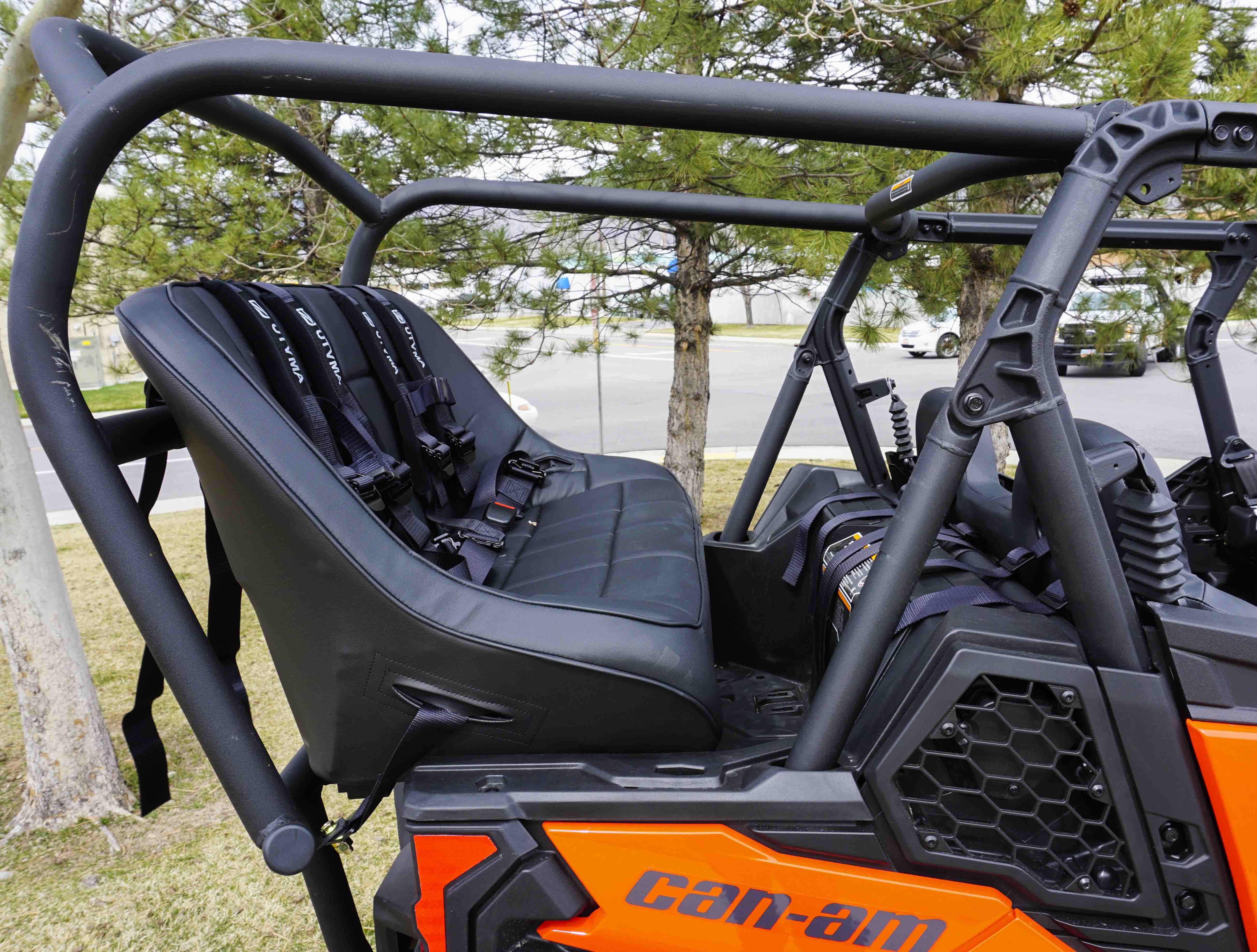 UTVMA Rear Bench and Roll Cage Kit | CanAm Maverick Sport Max