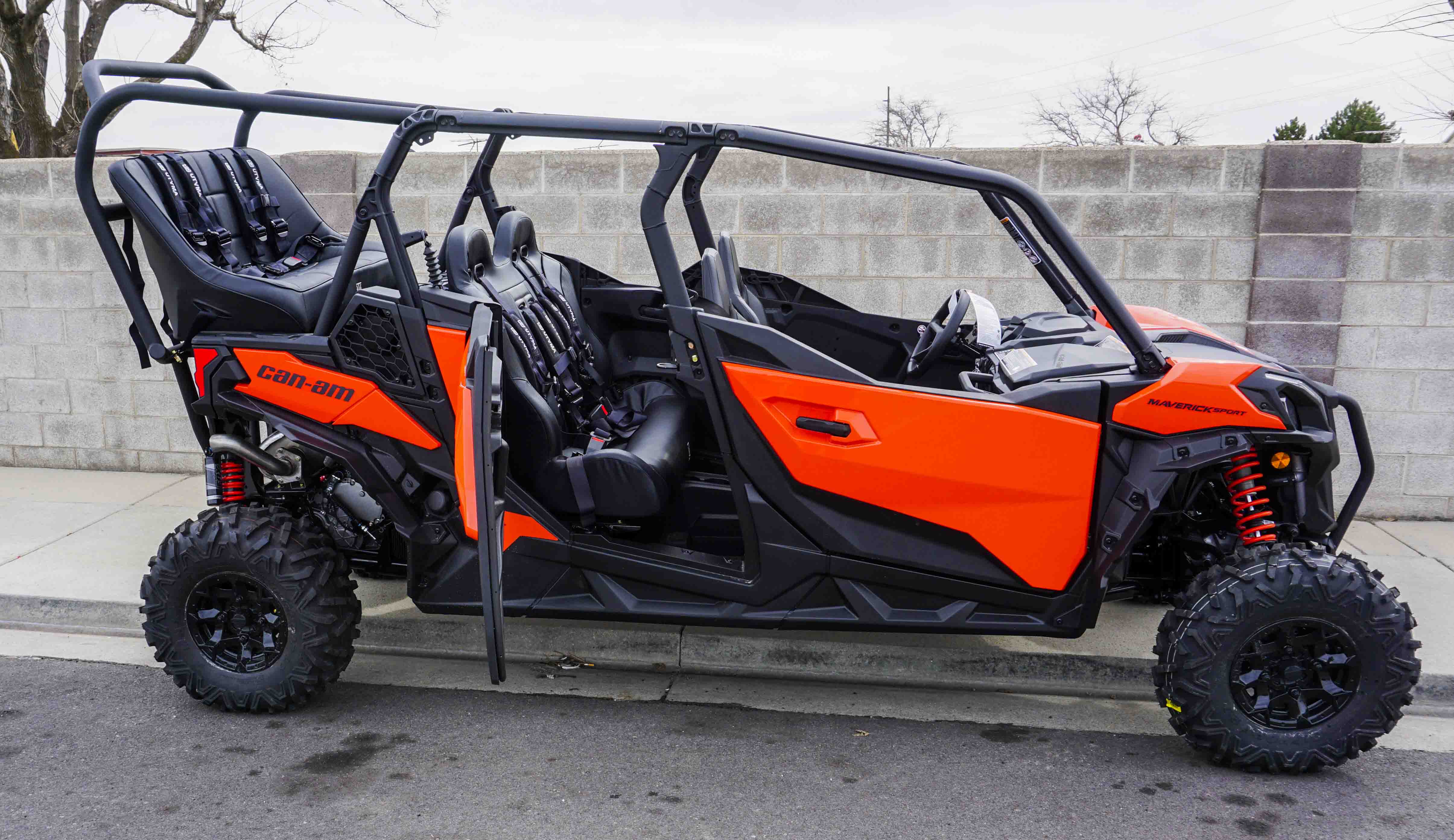 UTVMA Rear Bench and Roll Cage Kit | CanAm Maverick Sport Max