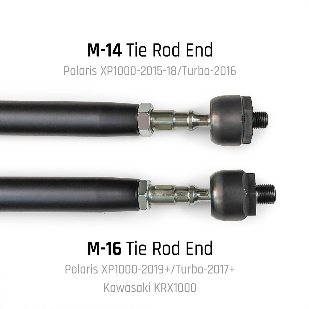 DRT Billet Aluminum Tie Rod Kit | Polaris RZR XP1000 / XP Turbo M16 Rack