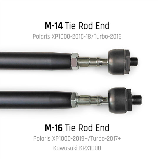 DRT Billet Aluminum Tie Rod Kit | Polaris RZR XP1000 / XP Turbo M14 Rack