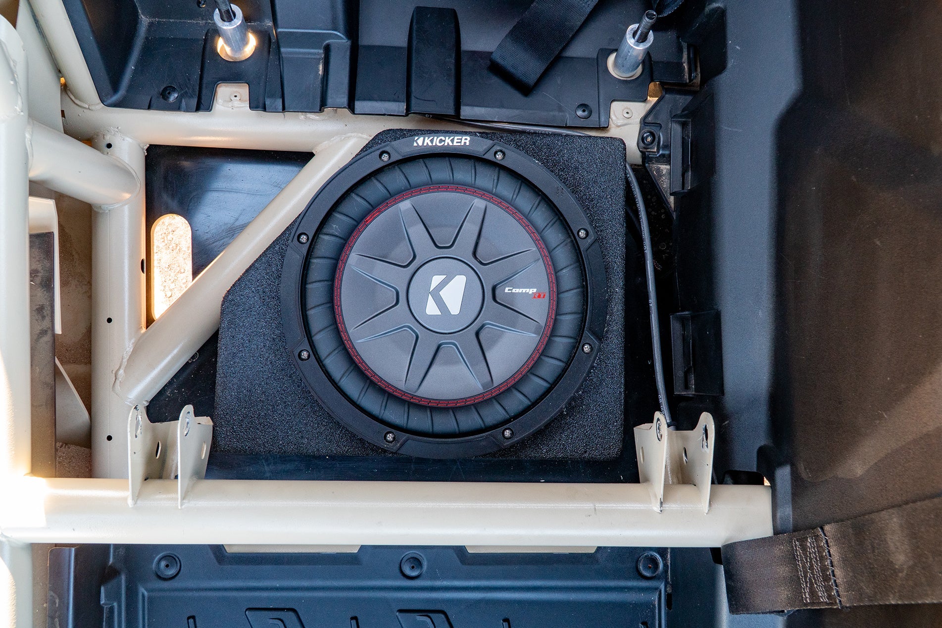 UTV Stereo Rear Driver Side 10” Sub Box | CanAm X3