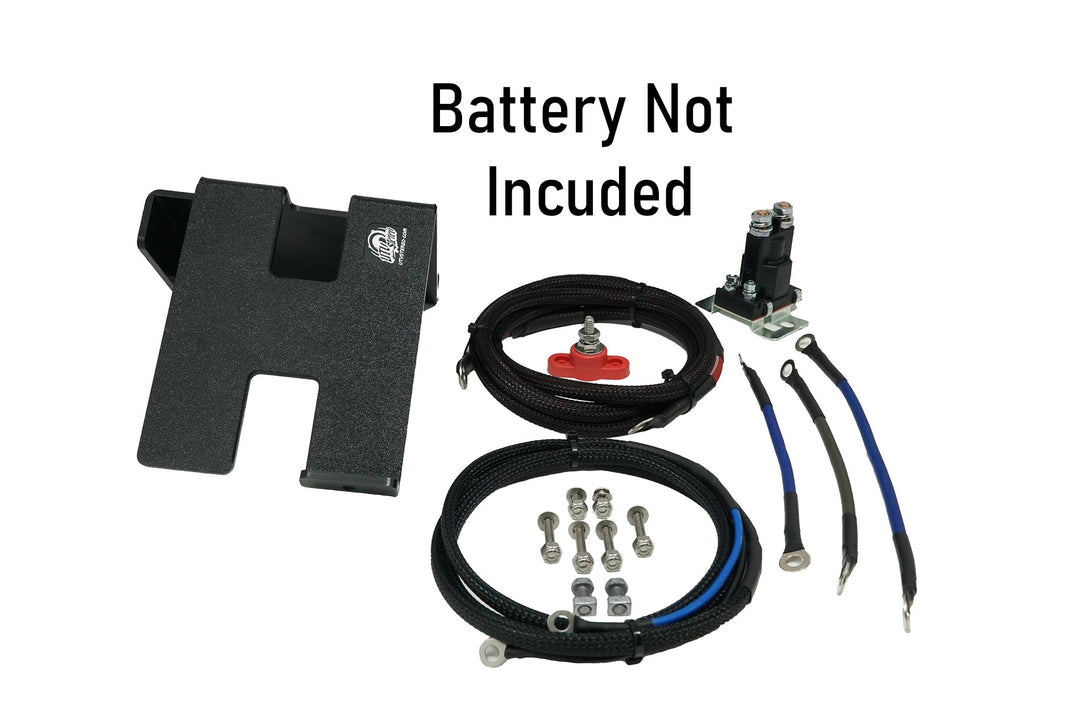 UTV Stereo Can-Am X3 2nd Battery Kit (Wire Kit & Battery Mount Only)