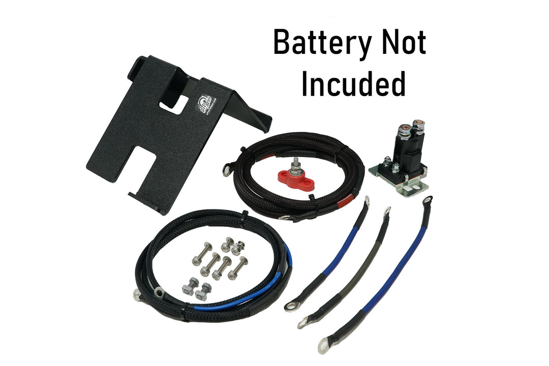 UTV Stereo Can-Am X3 2nd Battery Kit (Wire Kit & Battery Mount Only)