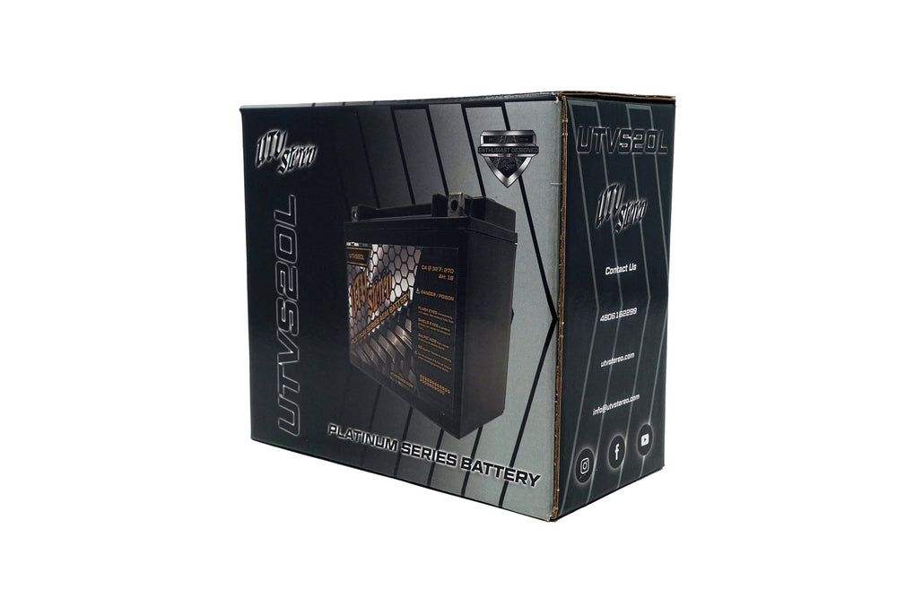UTV Stereo Platinum Series AGM 20L Battery | Can-Am X3