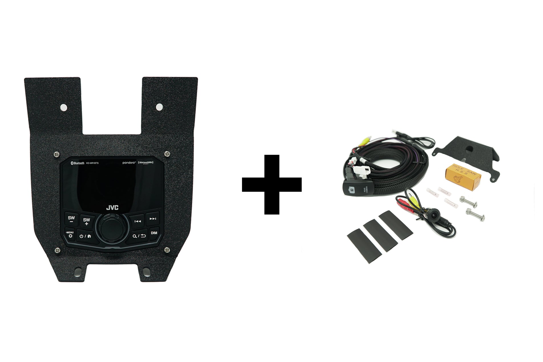 UTV Stereo JVC Lower Head Unit Mount | CanAm X3